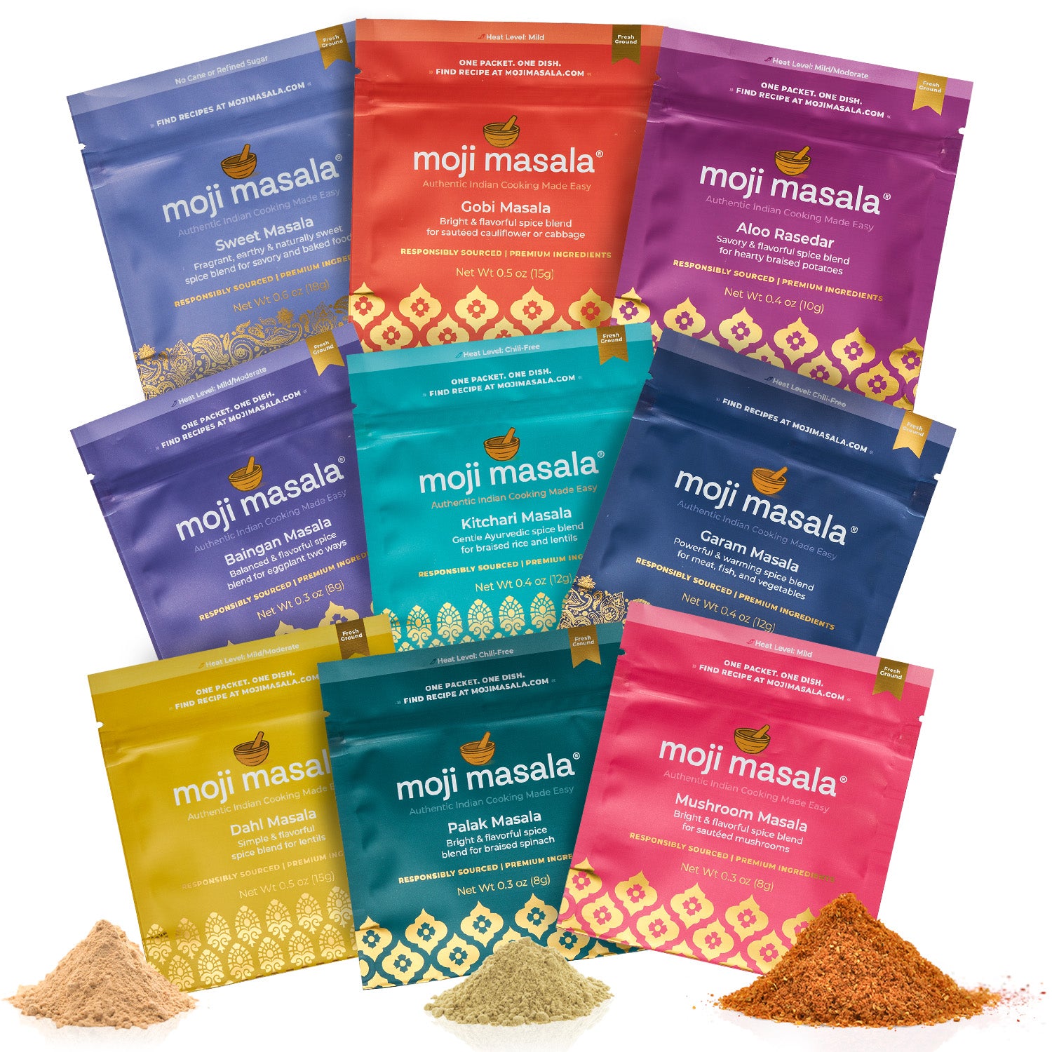 Vegan and Vegetarian - moji masala®