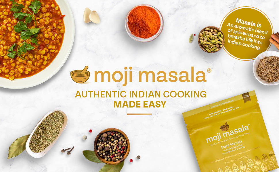 moji masala ® Dahl Masala – Authentic Indian Lentil Spice Blend | Vegan & Easy to Cook
