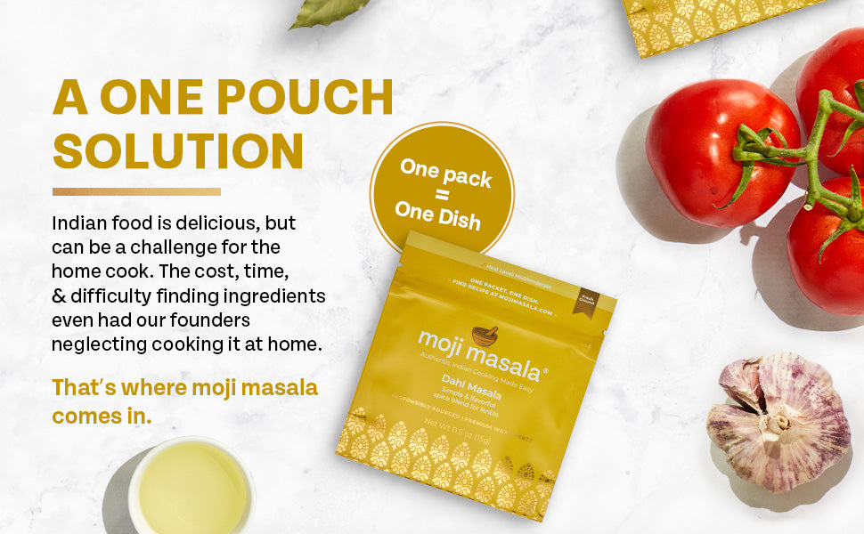 moji masala ® Dahl Masala – Authentic Indian Lentil Spice Blend | Vegan & Easy to Cook