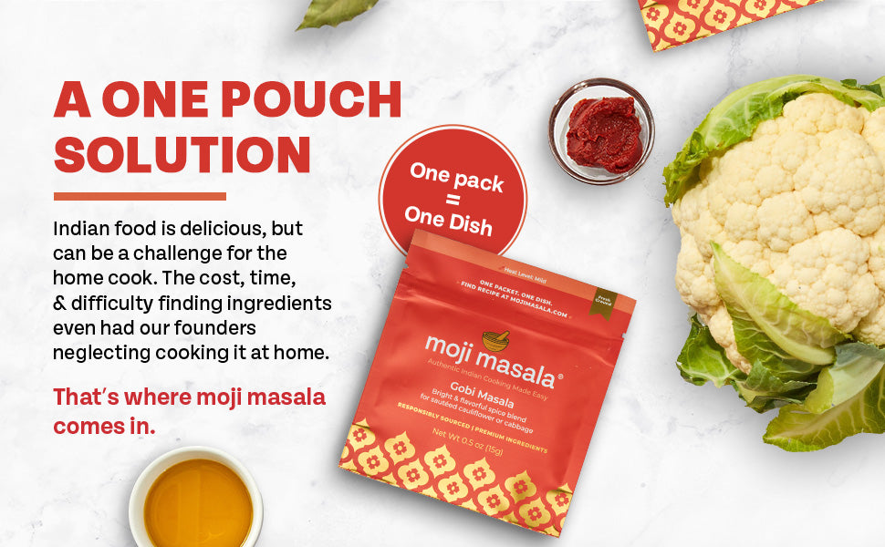 moji masala ® Gobi Masala – Indian Spice Blend for Cauliflower Curry