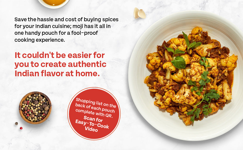 moji masala ® Gobi Masala – Indian Spice Blend for Cauliflower Curry