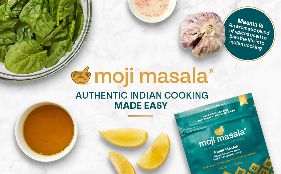moji masala ® Palak Masala – Authentic Indian Spinach Spice Blend