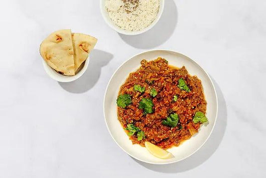 Baingan Bharta (Punjabi roasted eggplant curry)