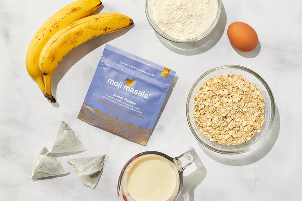 Over Night Oats prep moji masala® sweet masala