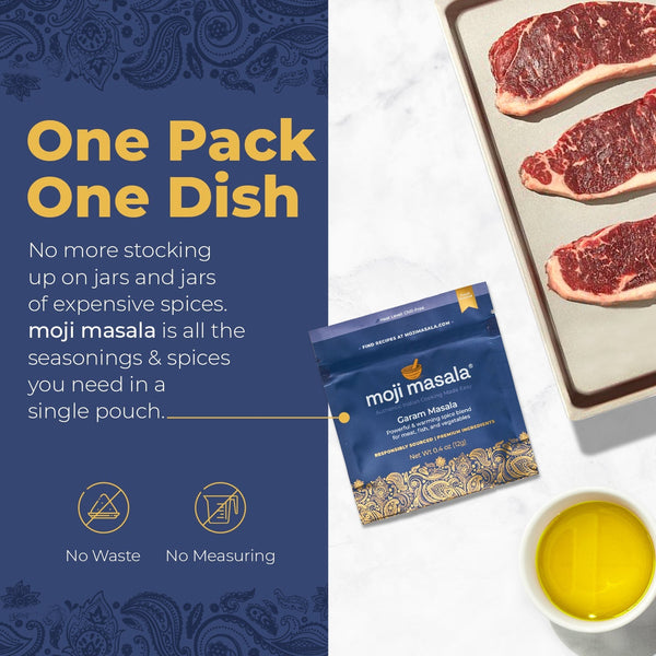 moj imaslaa® Kashmiri Garam Masala for steak 
