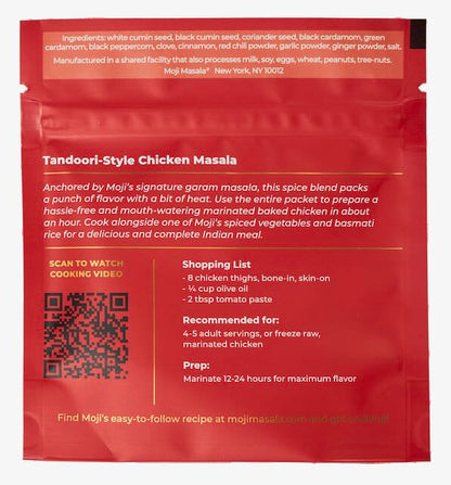 Moji's Chicken Trio Set: Chicken Rasedar Curry Masala, Tandoori Chicken, Masala Chicken Wings -3 pack