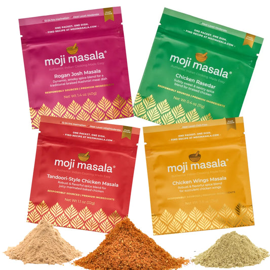 The Chicken Lover's 4-Pack — Indian Chicken Spice Blend Set