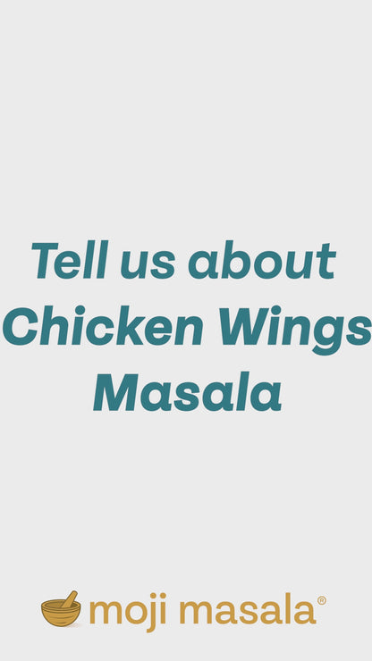Moji's Chicken Trio Set: Chicken Rasedar Curry Masala, Tandoori Chicken, Masala Chicken Wings -3 pack