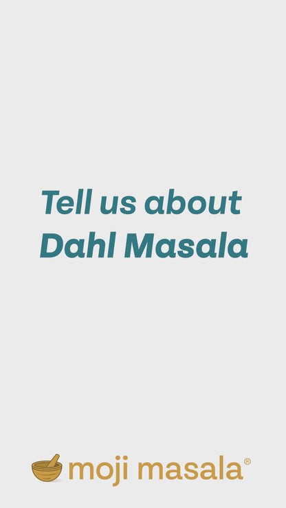 moji masala ® Dahl Masala – Authentic Indian Lentil Spice Blend | Vegan & Easy to Cook