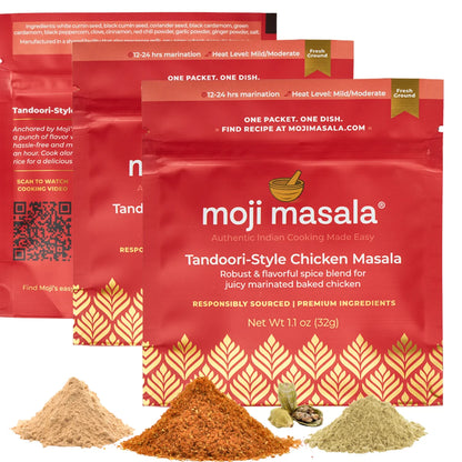 Tandoori Chicken Masala Spice Blend | Easy Indian Dinner | moji masala®