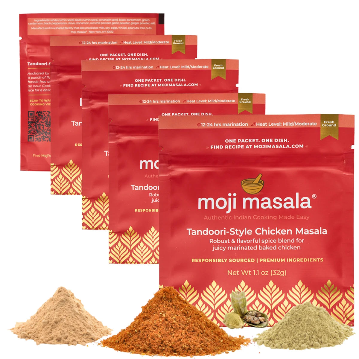 Tandoori Chicken Masala Spice Blend | Easy Indian Dinner | moji masala®