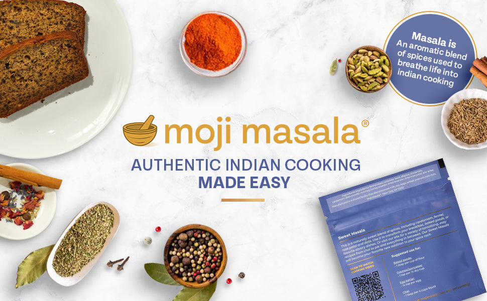 Sweet Masala – Authentic Indian Dessert Spice Blend for Chai Unique Sweets | moji masala